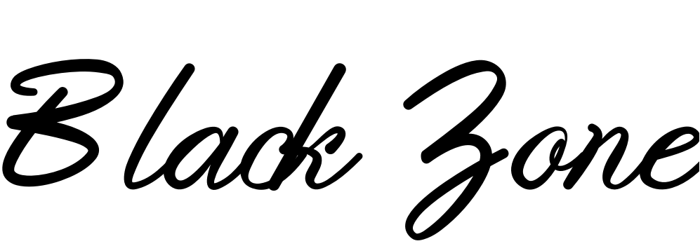 Font Black Zone