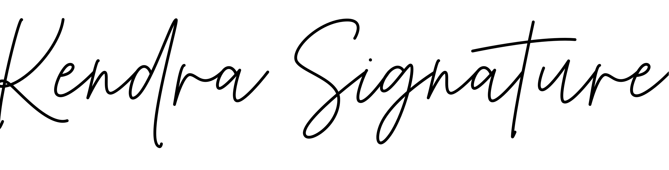 Font Kendra Signature