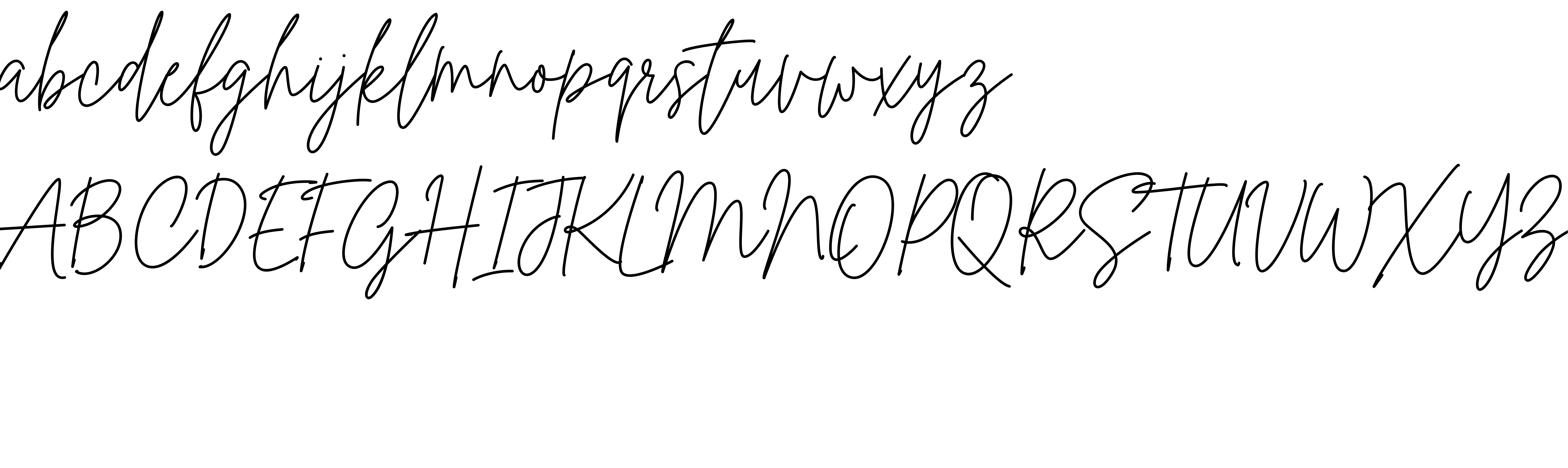 Preview font Indiana Signature