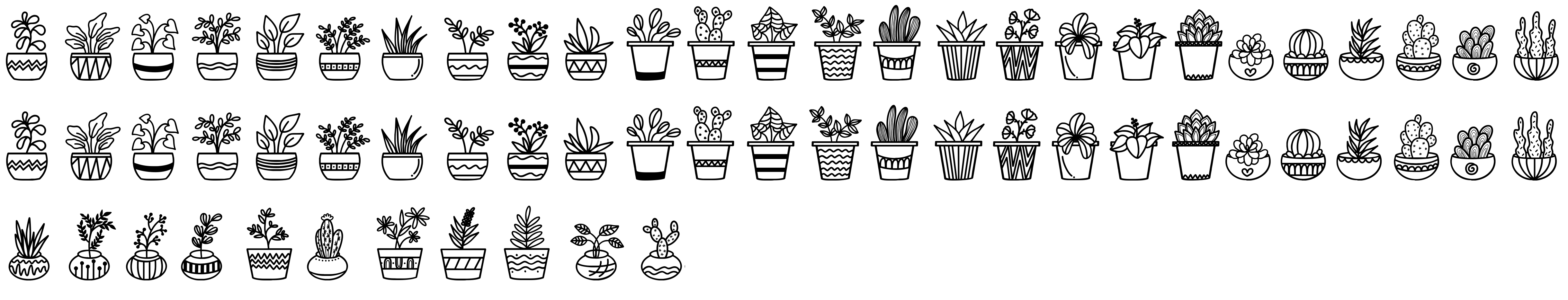 Preview font Deplants