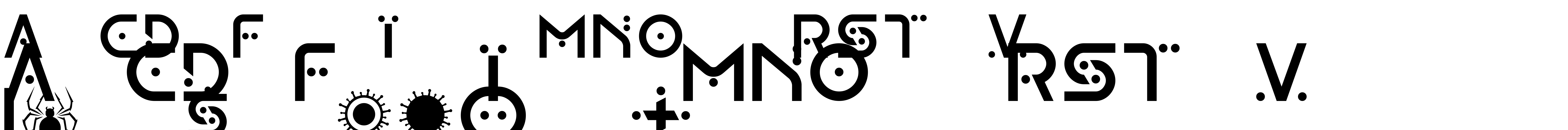 Preview font OMICRON VARIANT